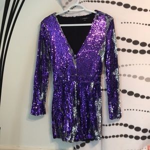 High Fashion Romper w fishscale details